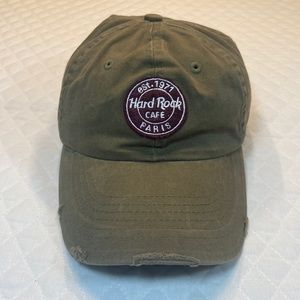 Hard Rock Cafe PARIS Army Green Ball Cap I purchased in Paris in 2001.